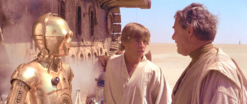 Where was Luke heading to pick up power converters before being told to finish his chores?